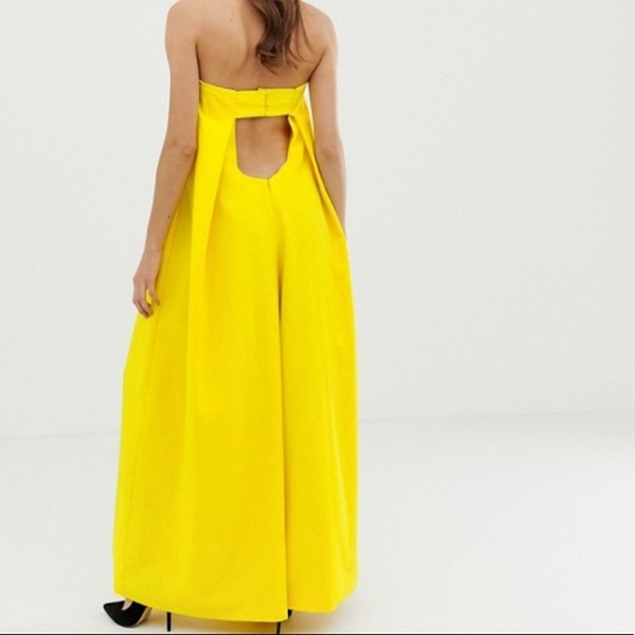 ASOS Bandeau Wide Leg Jumpsuit - Picture 2 of 9